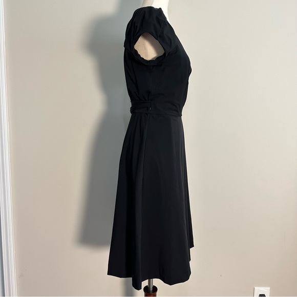 Diane Von Furstenberg | Peyton Wrap Dress | Black | Size 6 - Picture 6 of 13
